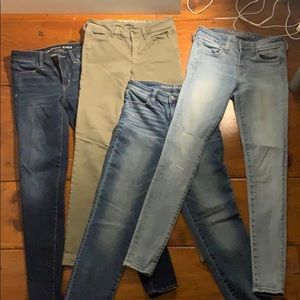 American Eagle Jeans Bundle (4 Pairs)